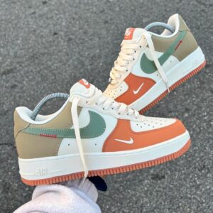 Nike Air Force 1 “Green White Orange”