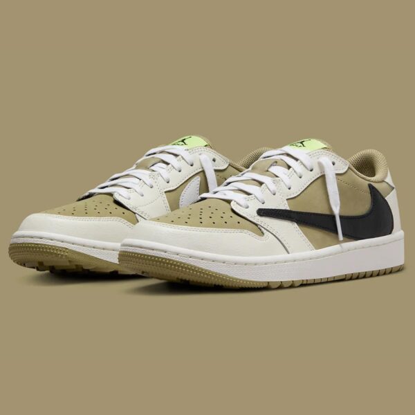 Air Jordan 1 Retro Low Golf Travis Scott Neutral Olive