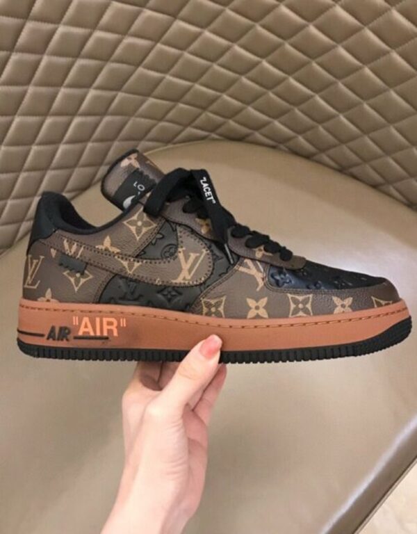 Louis Vuitton x Nike ‘Air Force 1’ By Virgil Abloh Black-Brown