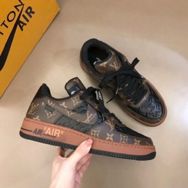 Louis Vuitton x Nike ‘Air Force 1’ By Virgil Abloh Black-Brown