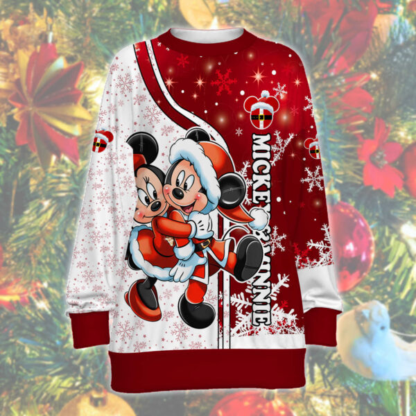 Personalized Christmas Cute Mouse Couple Casual Sweatshirt