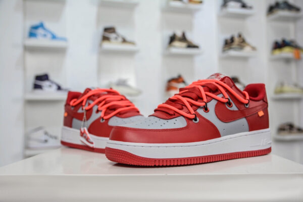 Air Force 1 Low 07 Red Gray White