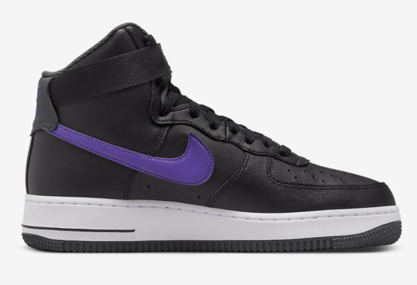 Air Force 1 High Hoops Black Purple