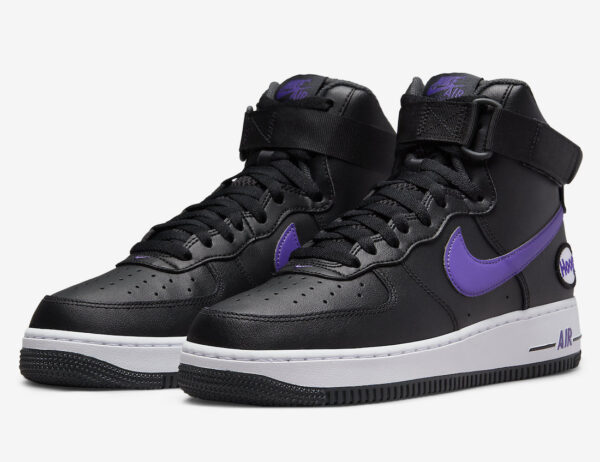 Air Force 1 High Hoops Black Purple