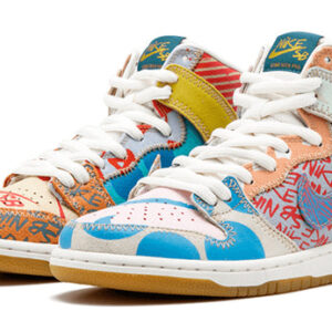 Nike Thomas Campbell x SB Dunk High ‘What The’