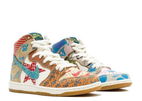 Nike Thomas Campbell x SB Dunk High ‘What The’