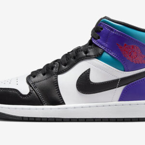 Air Jordan 1 Mid Court Purple Tropical Twist