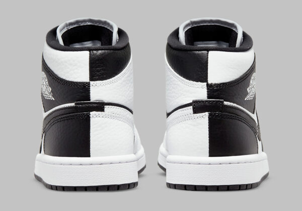 Air Jordan 1 Mid Appears In The Split-Blocked Arrangement