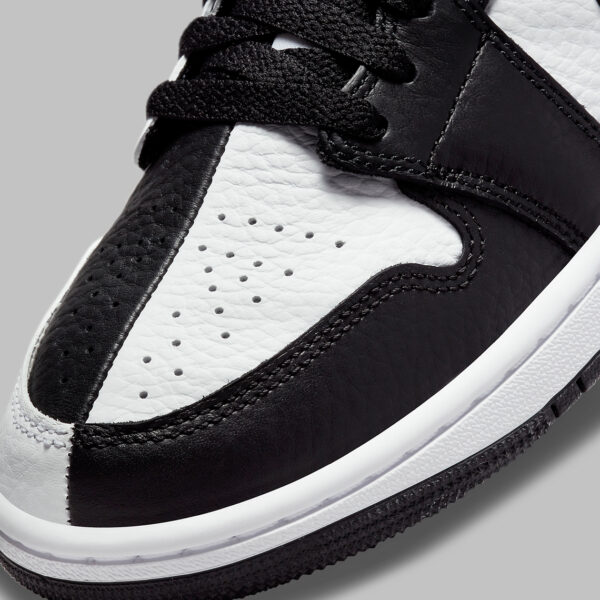 Air Jordan 1 Mid Appears In The Split-Blocked Arrangement