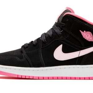 AIR JORDAN 1 MID (GS) “Black Digital Pink”