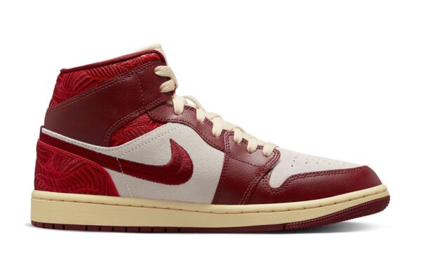 AIR JORDAN 1 MID SE ‘TIKI LEAF TEAM RED’