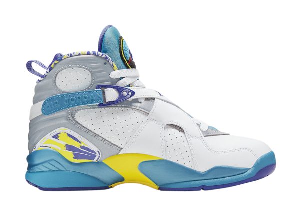 Air Jordan 8 WMNS White Aqua