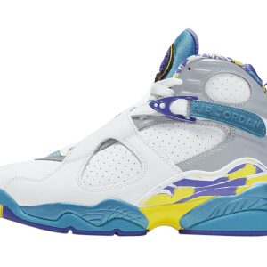 Air Jordan 8 WMNS White Aqua