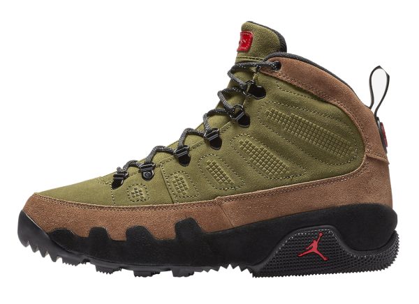 Air Jordan 9 Boot NRG Military Brown Legion Green