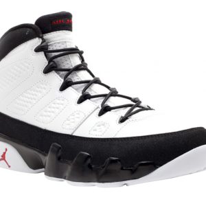 Air Jordan 9 White Black Red