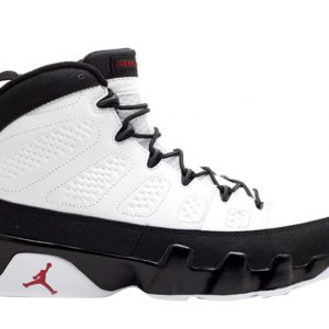 Air Jordan 9 White Black Red