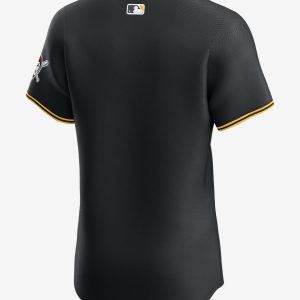 Pittsburgh Pirates Mens Nike Dri-FIT ADV MLB Elite Jersey – Black