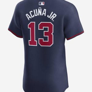 Ronald Acuña Jr. Atlanta Braves Nike Dri-FIT ADV MLB Elite Jersey