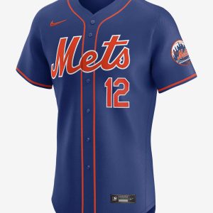 Francisco Lindor New York Mets Nike Dri-FIT ADV MLB Elite Jersey