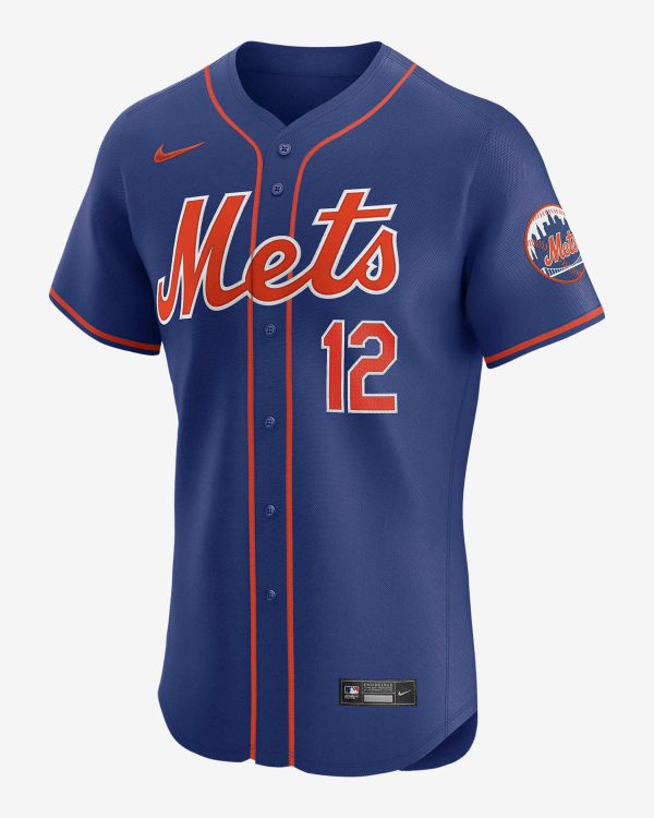 Francisco Lindor New York Mets Nike Dri-FIT ADV MLB Elite Jersey