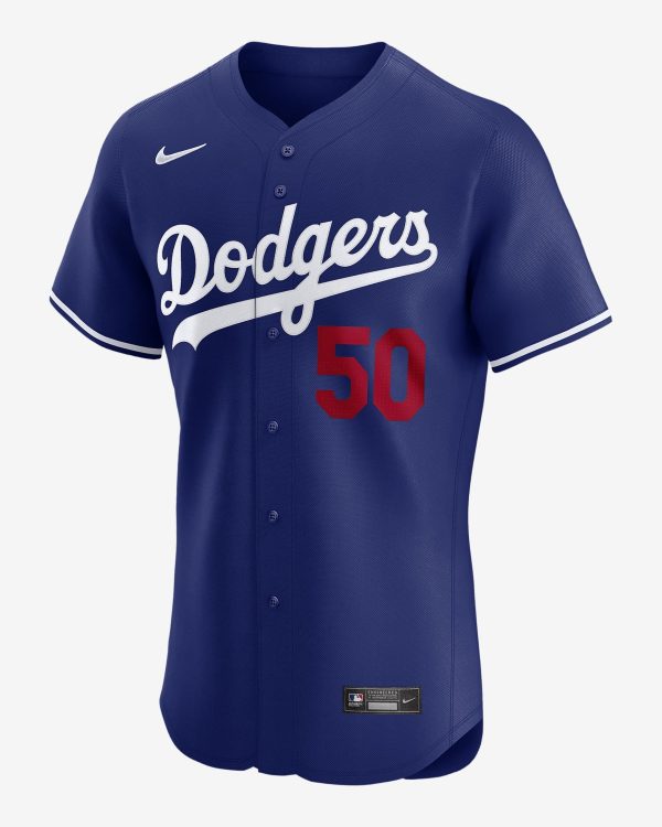 Mookie Betts Los Angeles Dodgers Nike Dri-FIT ADV MLB Elite Jersey