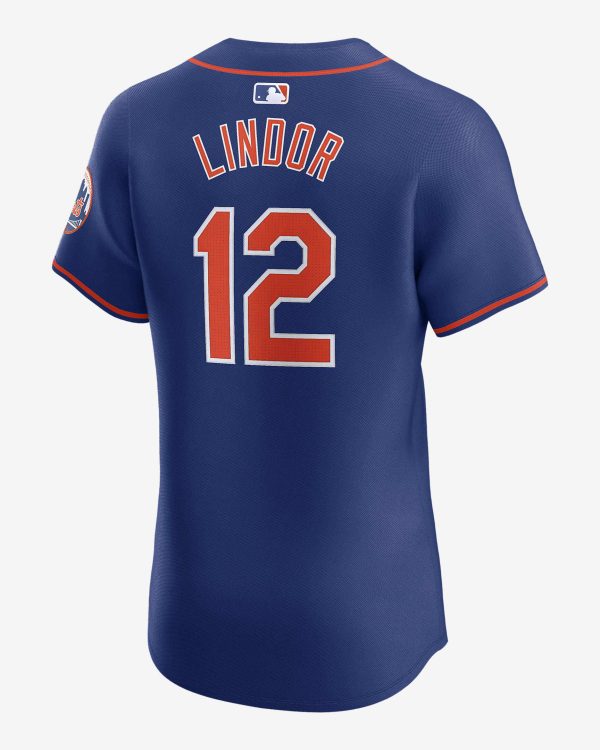 Francisco Lindor New York Mets Nike Dri-FIT ADV MLB Elite Jersey