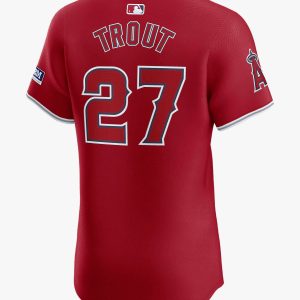 Mike Trout Los Angeles Angels Nike Dri-FIT ADV MLB Elite Jersey – Red