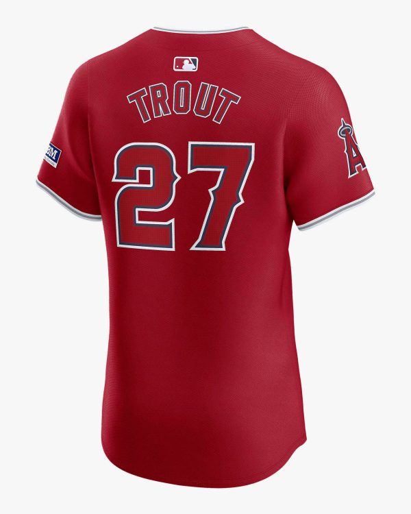 Mike Trout Los Angeles Angels Nike Dri-FIT ADV MLB Elite Jersey – Red